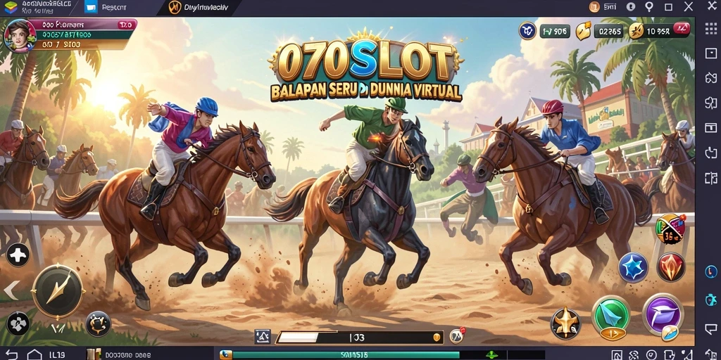 Gameplay Racing seru di 070SLOT dengan adrenalin tinggi.