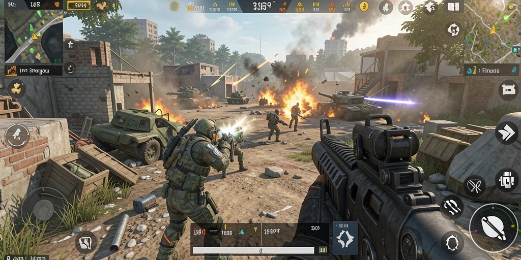 Gameplay seru 34R dengan grafik menakjubkan.
