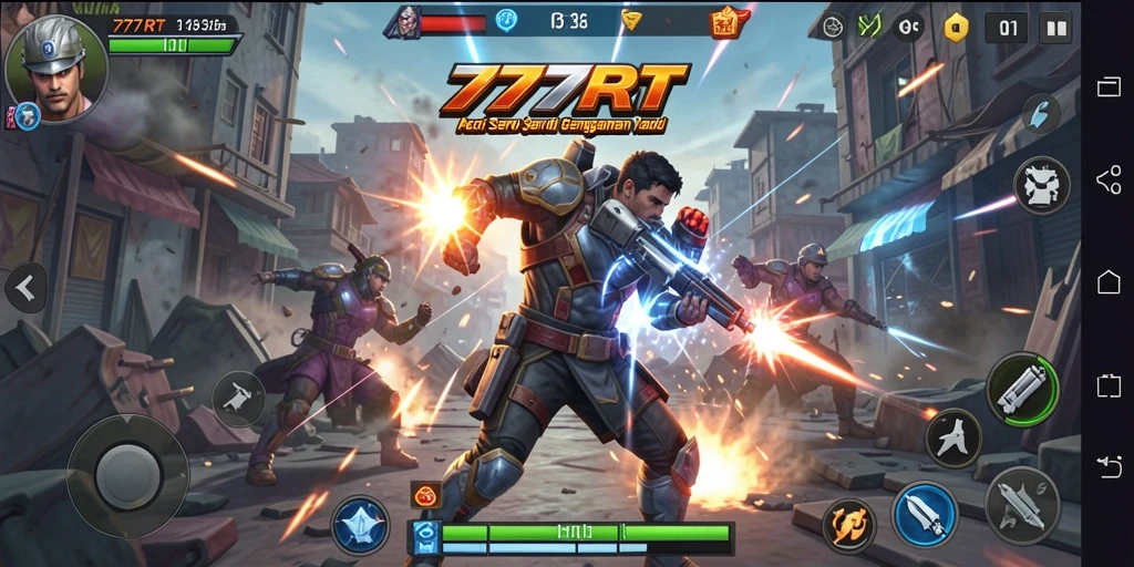 Gameplay seru dan menantang dalam 777RT yang penuh aksi.