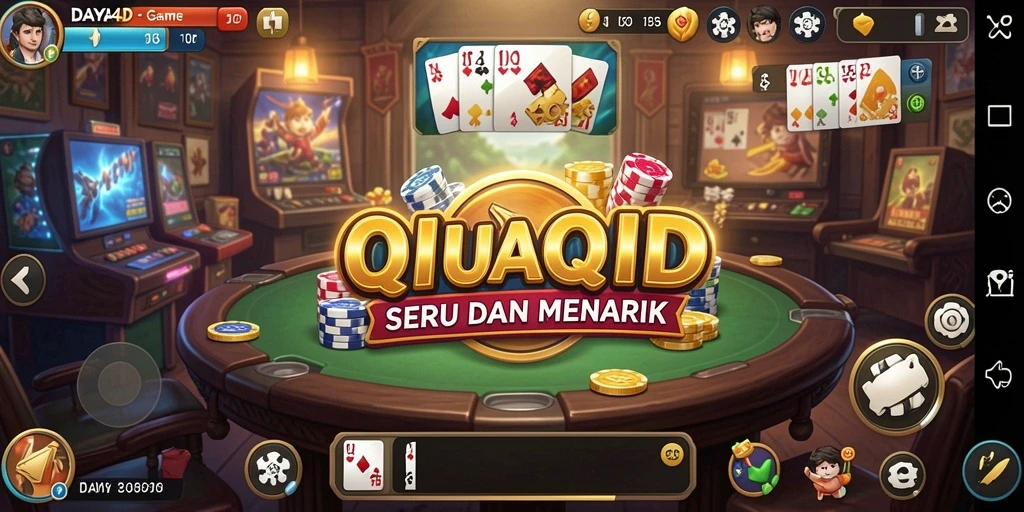 Gameplay seru DAYA4D dalam permainan QiuQiu.