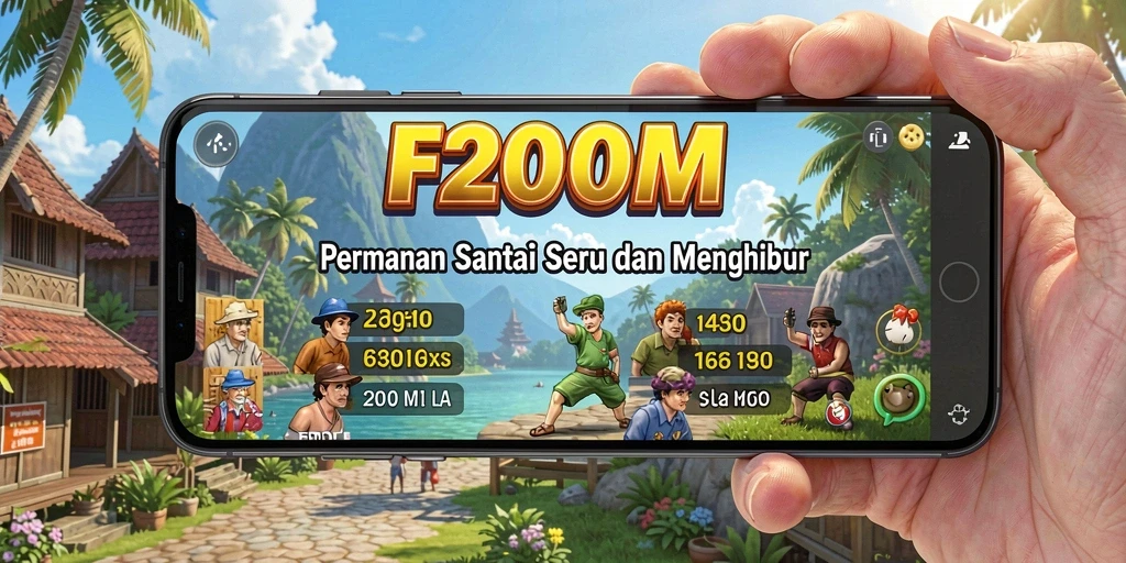 Tampilan gameplay menarik dari F200M yang penuh warna.