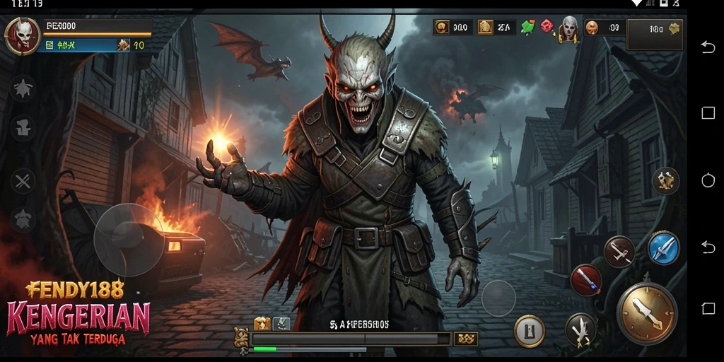 Tampilan gameplay menakutkan di FENDY188.