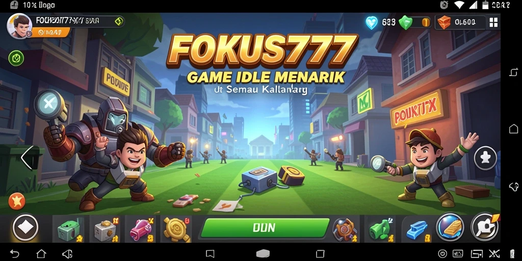 Tampilan gameplay FOKUS777 yang santai dan menarik.