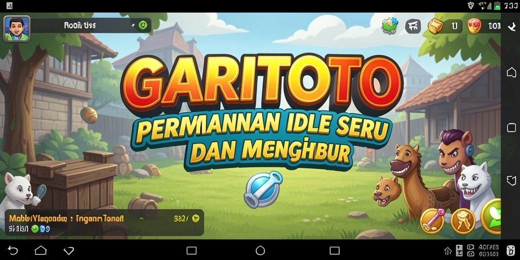 Tangkapan layar GARITOTO menampilkan gameplay Idle yang menarik dan interaktif.