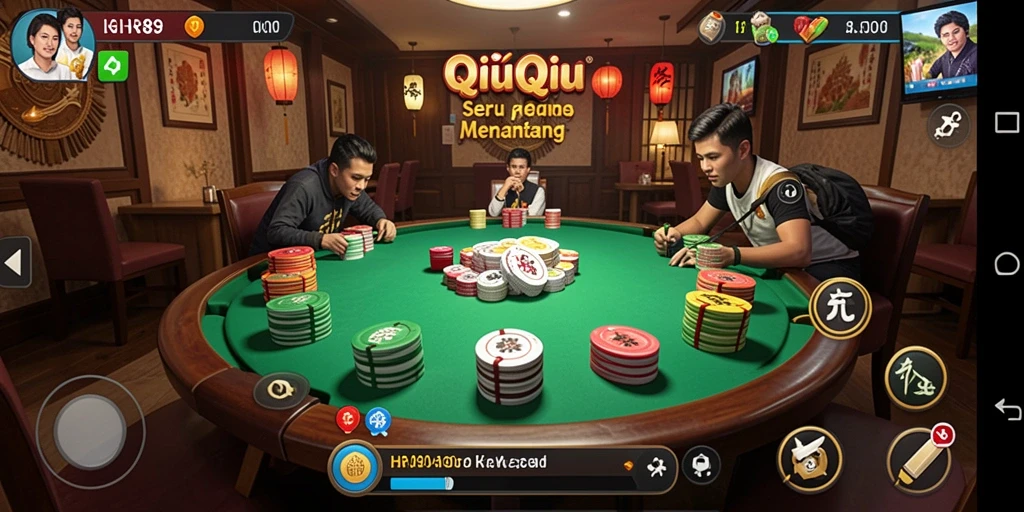 Screenshot utama HR89 menampilkan gameplay seru QiuQiu.