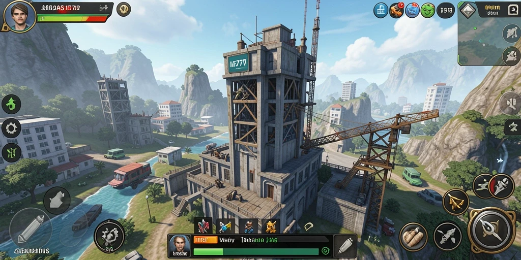 Tangkapan layar JELAS777 menampilkan aksi seru di medan perang Tower Defense.