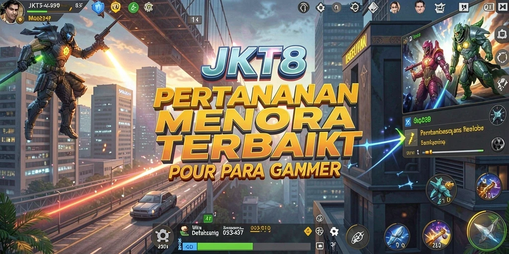Tampilan aksi mendebarkan dalam permainan Tower Defense.