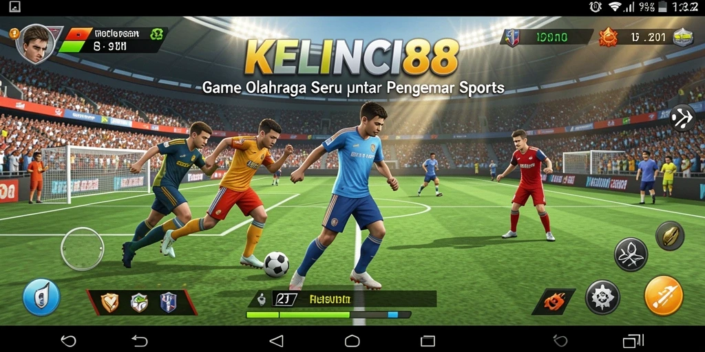 Screenshot gameplay KELINCI88 yang penuh aksi dan olahraga.