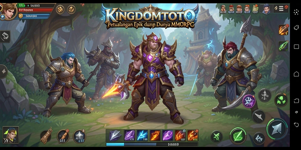 Tampilan menarik dari gameplay KINGDOMTOTO dalam dunia MMORPG.