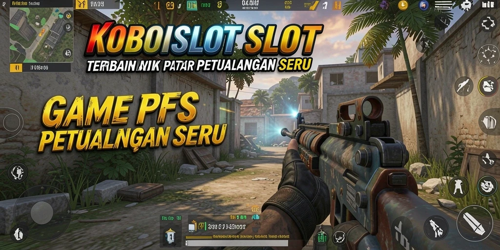 Tangkapan layar KOBOISLOT menampilkan aksi FPS yang mendebarkan.