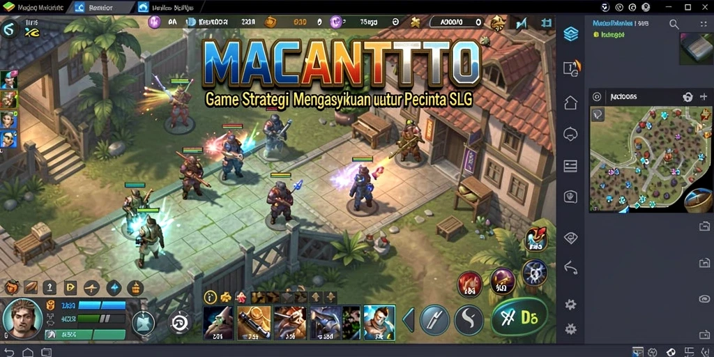 Tampilan gameplay seru dari MACANTOTO dengan berbagai strategi.