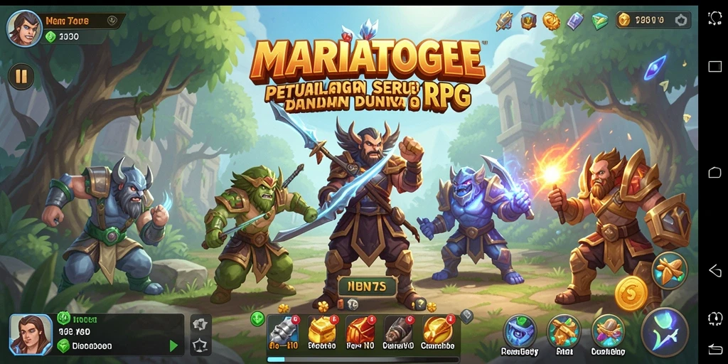 Tampilan gameplay MARIATOGEL yang memikat dan penuh aksi.