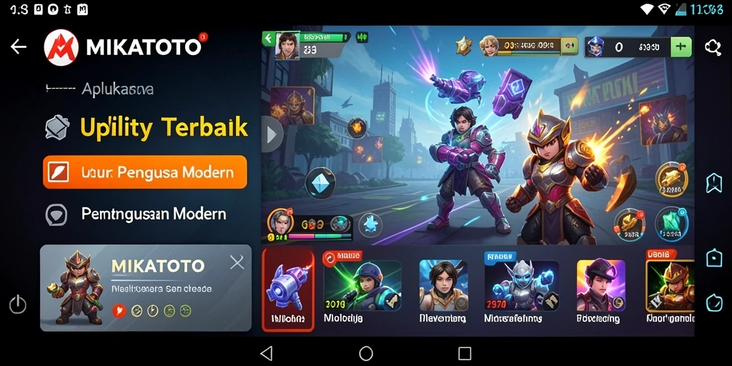 Screenshot MIKATOTO menampilkan antarmuka pengguna yang sederhana dan fungsional.