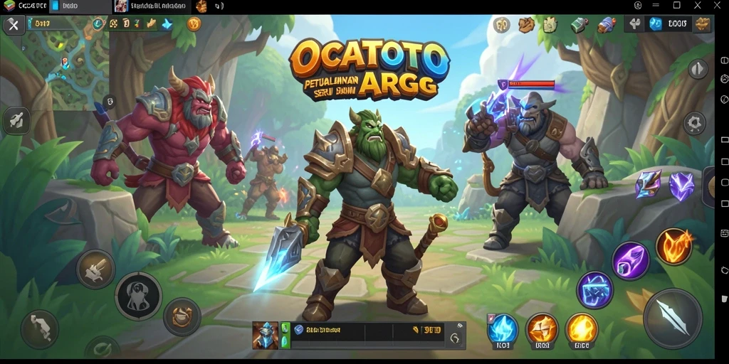 Gameplay seru dan menegangkan di dunia OCATOTO.