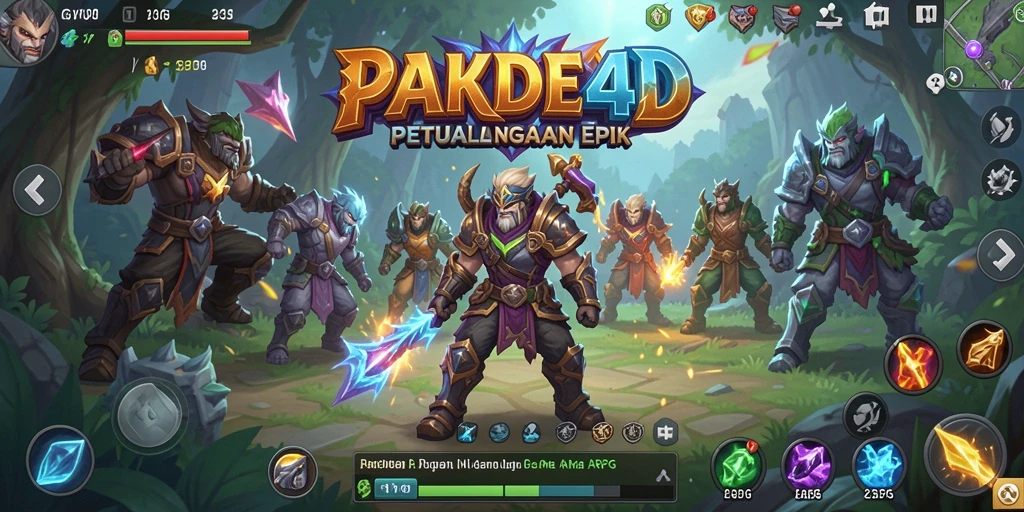 Tampilan gameplay menarik PAKDE4D yang penuh aksi.