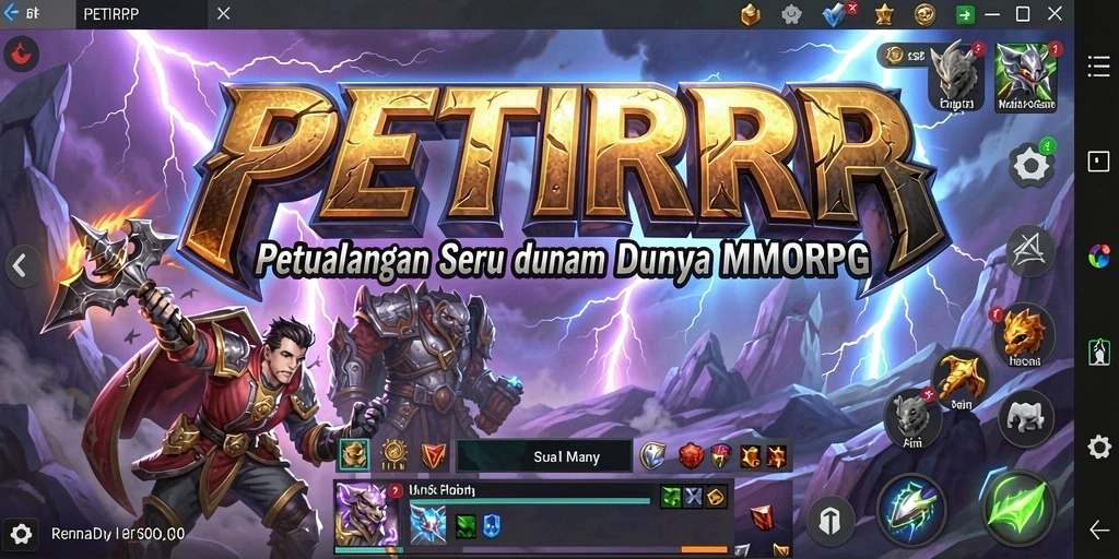 Tangkapan layar dari gameplay seru di PETIRRP.