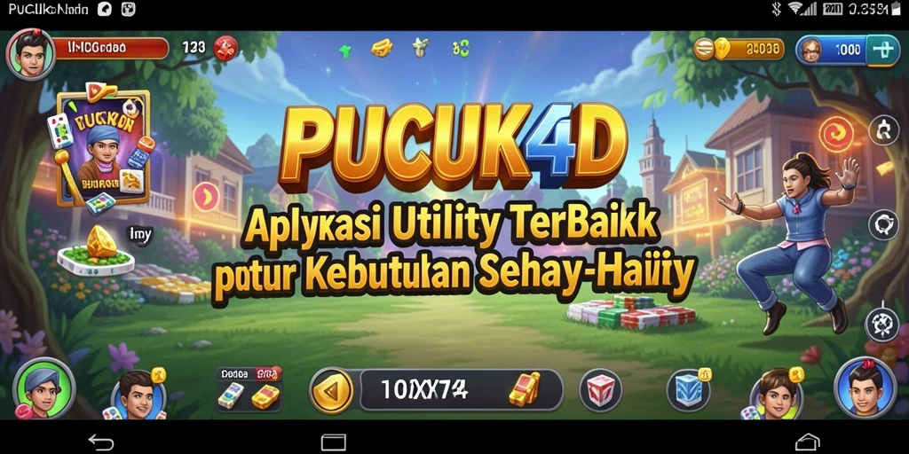 Tampilan antarmuka <strong>PUCUK4D</strong> yang sederhana dan user-friendly.