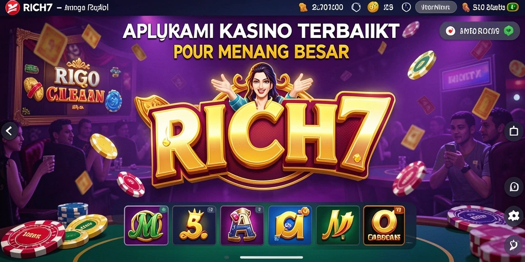 Screenshot RICH7 menampilkan gameplay seru kasino.