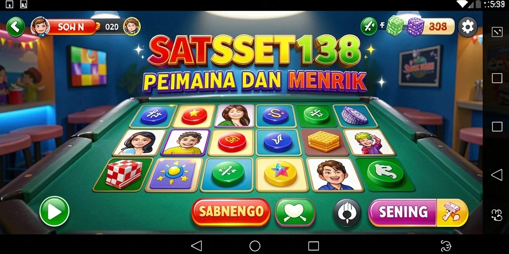 Tampilan permainan Bingo yang seru dan menegangkan di SATSET138.