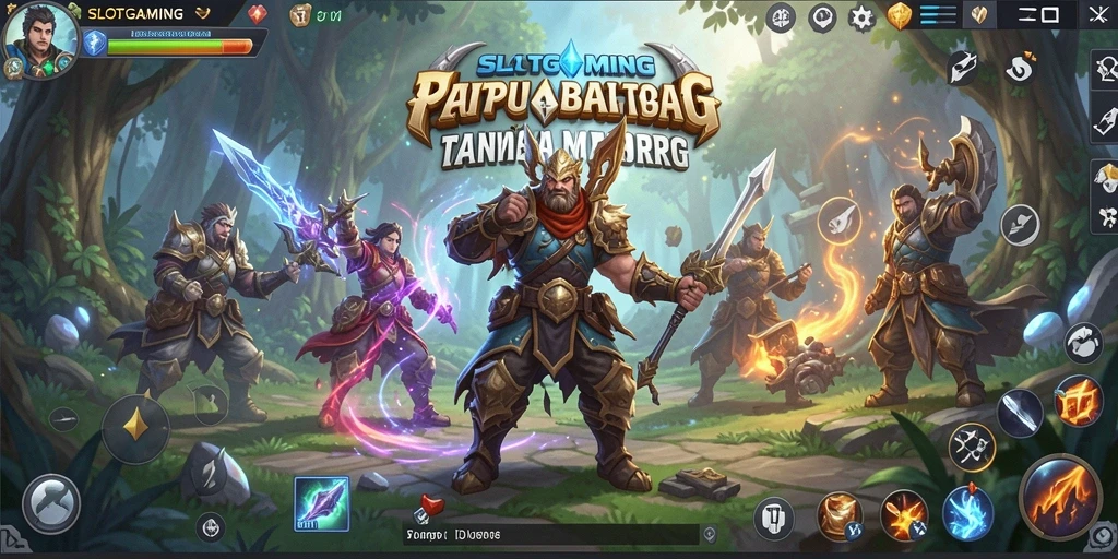 Screenshot gameplay SLOTGAMING yang menampilkan aksi seru di dunia MMORPG.
