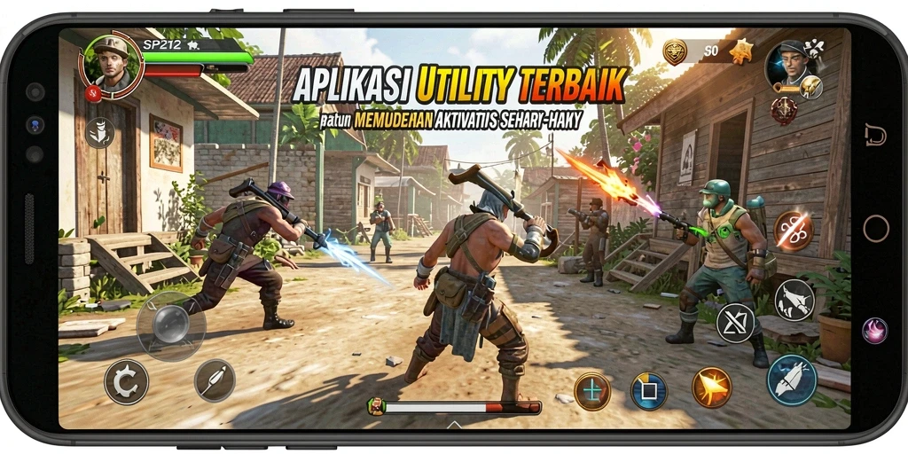 Tampilan antarmuka intuitif SP212 dalam mengelola aktivitas sehari-hari.