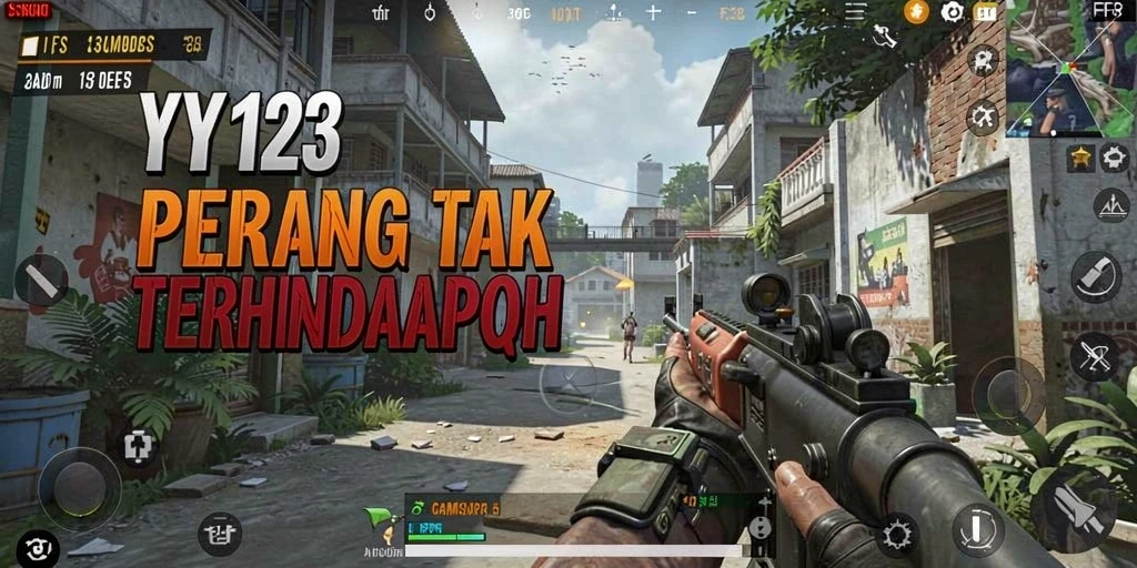 Gameplay seru dan menegangkan di YY123 dengan pertarungan FPS.